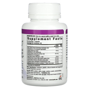 Kyolic, Estro-Logic, 60 Capsules UPC 023542355469 | Hilife Vitamins