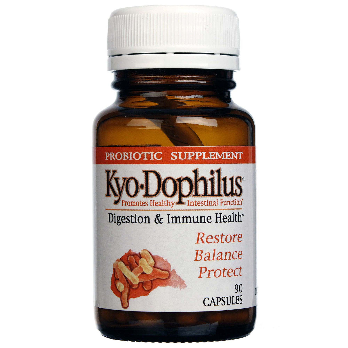 Kyolic, Kyo-Dophilus Heat Stable Probiotic, 90 Capsules UPC 023542600491 | Hilife Vitamins