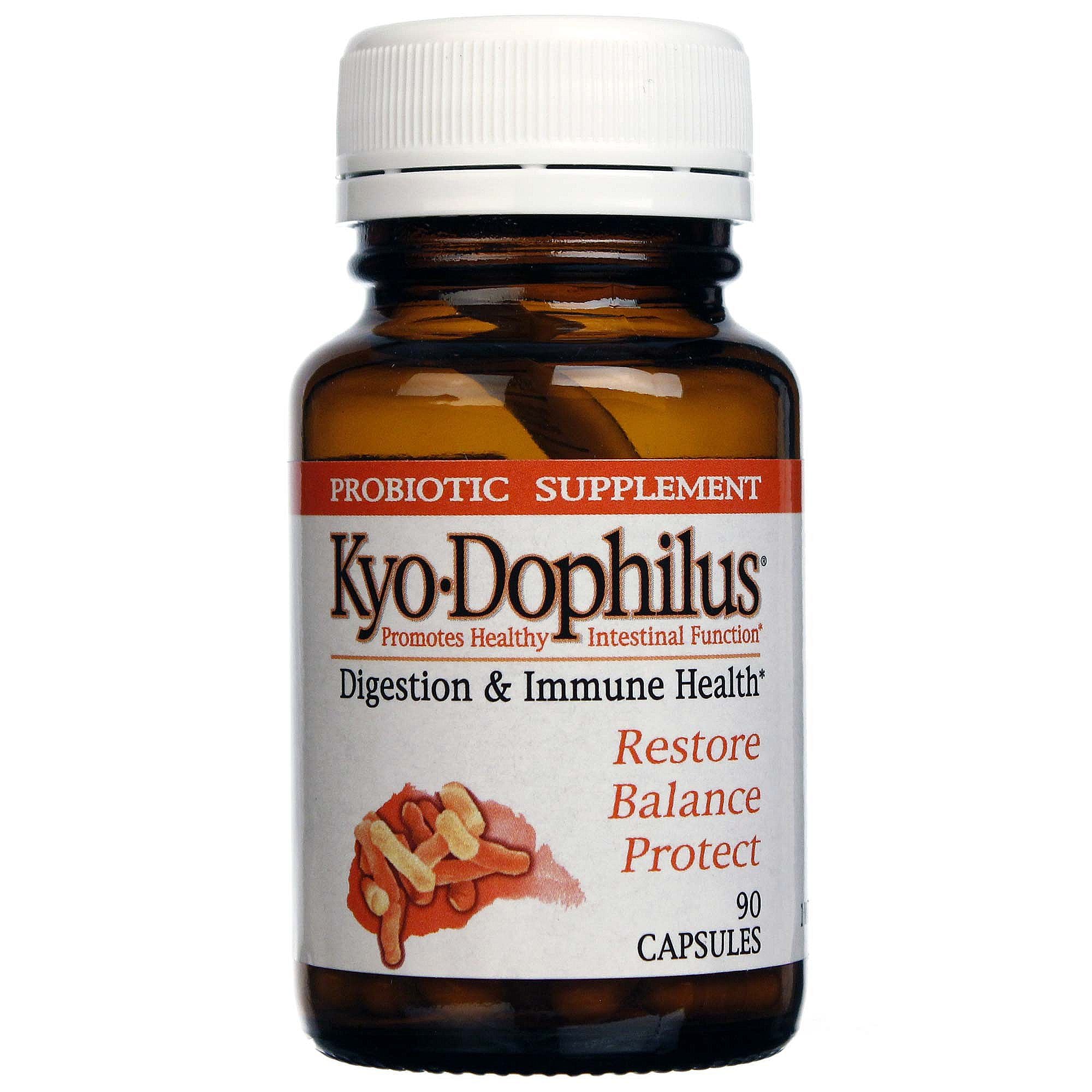 Kyolic, Kyo-Dophilus Heat Stable Probiotic, 90 Capsules UPC 023542600491 | Hilife Vitamins