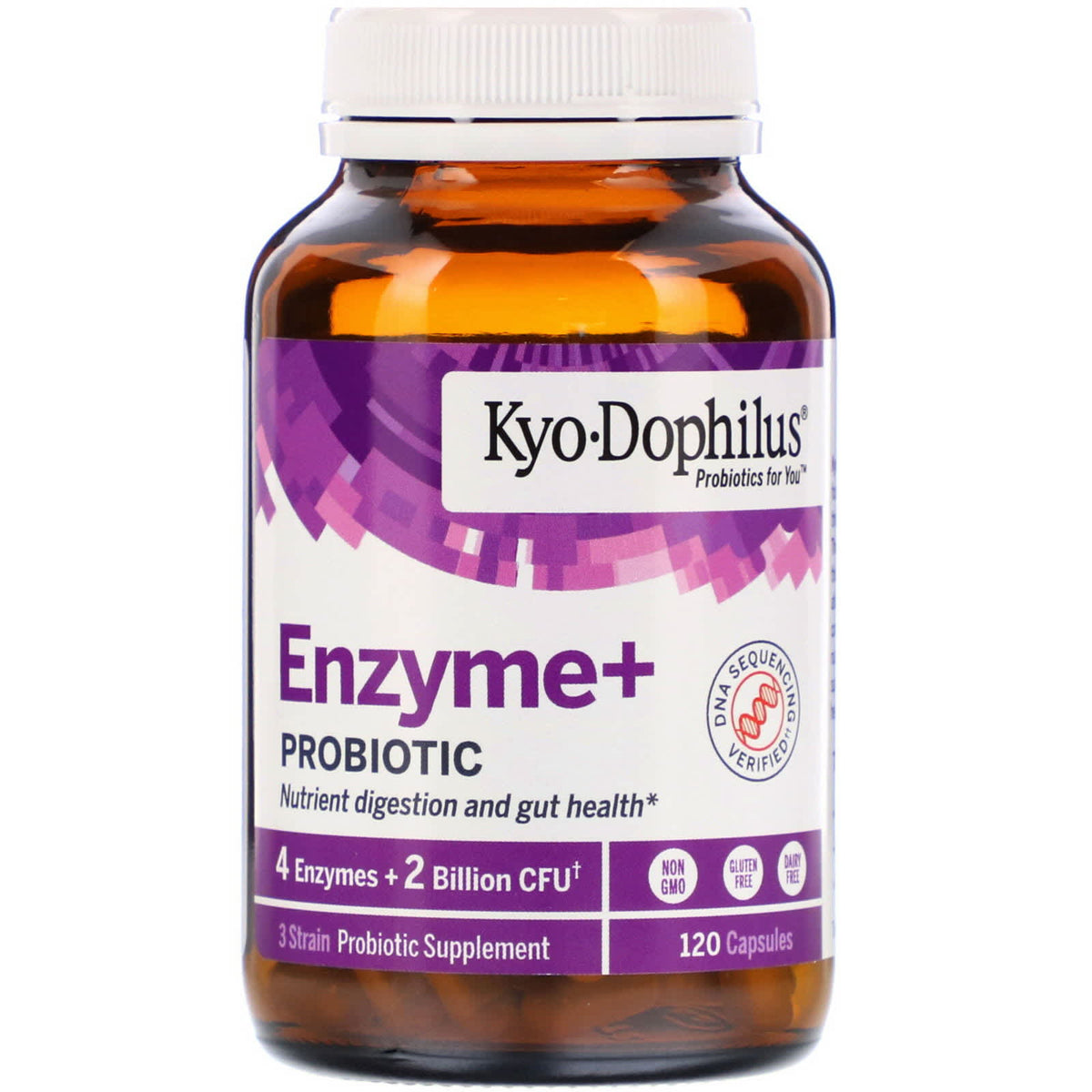 Kyolic, Kyo-Dophilus Plus Enzymes, 120 Capsules UPC 023542602426 | Hilife Vitamins