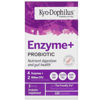 Kyolic, Kyo-Dophilus Plus Enzymes, 120 Capsules UPC 023542602426 | Hilife Vitamins