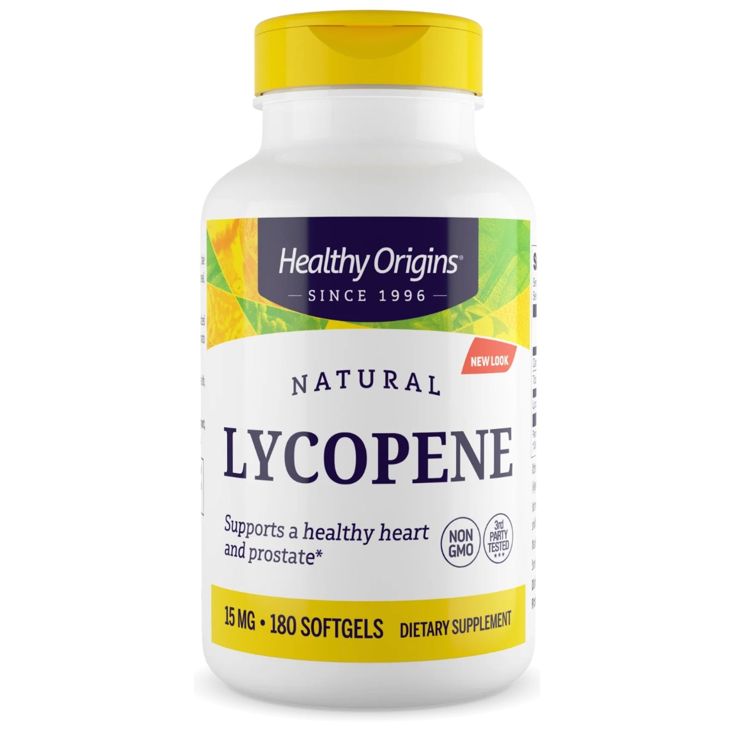 Healthy Origins, Lyc-O-Mato 15 mg Tomato Lycopene Cmplx, 180 Softgels UPC 603573150754 | HiLife Vitamins
