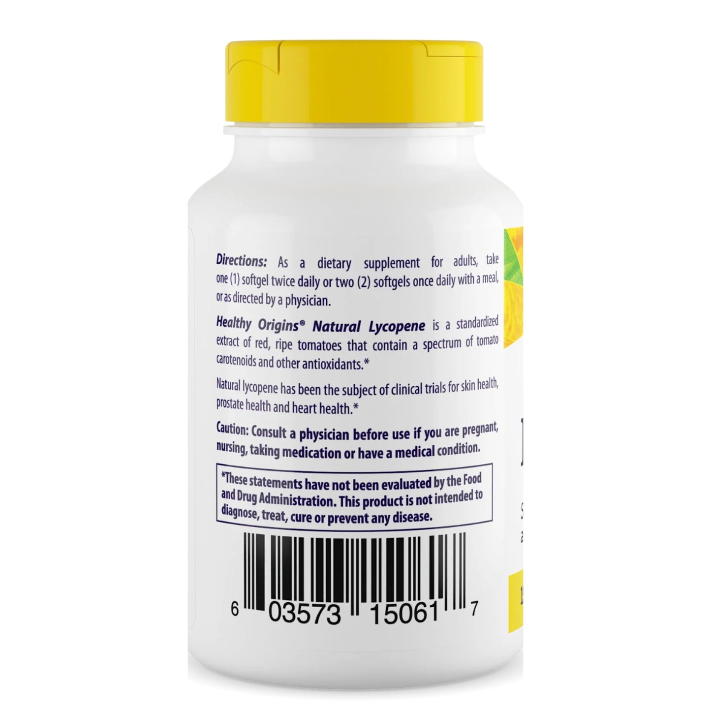 Healthy Origins, Lyc-O-Mato 15 mg Tomato Lycopene Cmplx, 180 Softgels UPC 603573150754 | HiLife Vitamins
