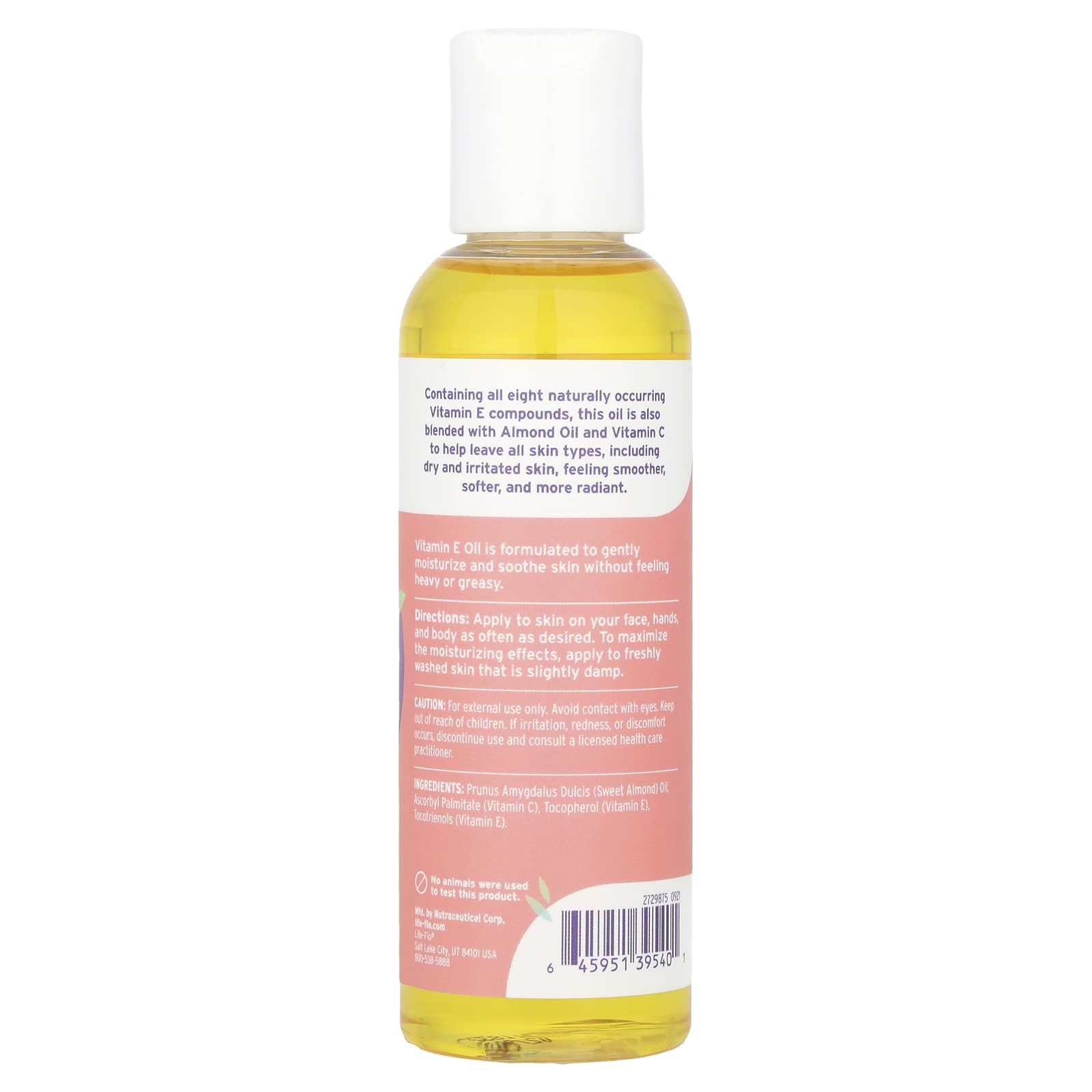 Life-Flo, Super Vitamin E Oil, 5,000 IU, 4 Oz Oil UPC 645951395401 | HiLife Vitamins