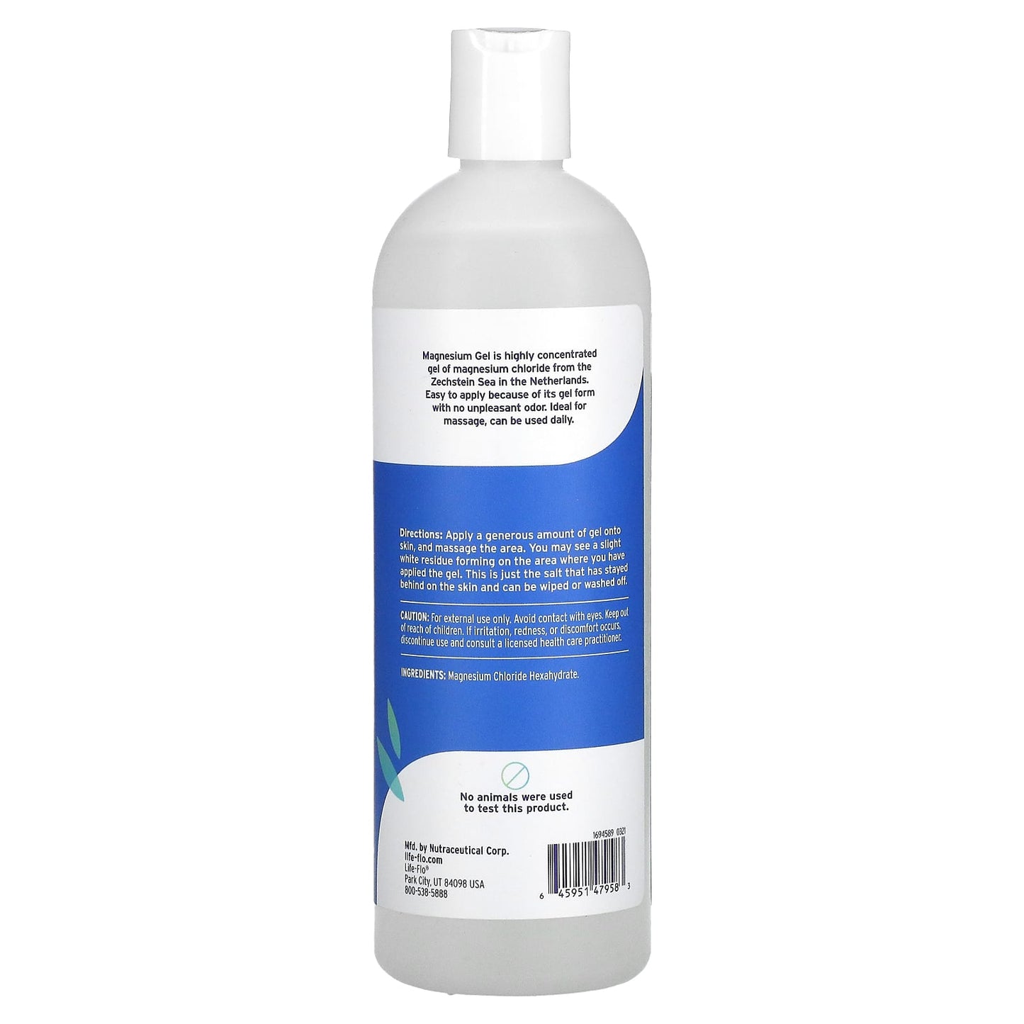 Life-Flo, Magnesium Gel, 16 Oz Gel UPC 645951479583 | HiLife Vitamins