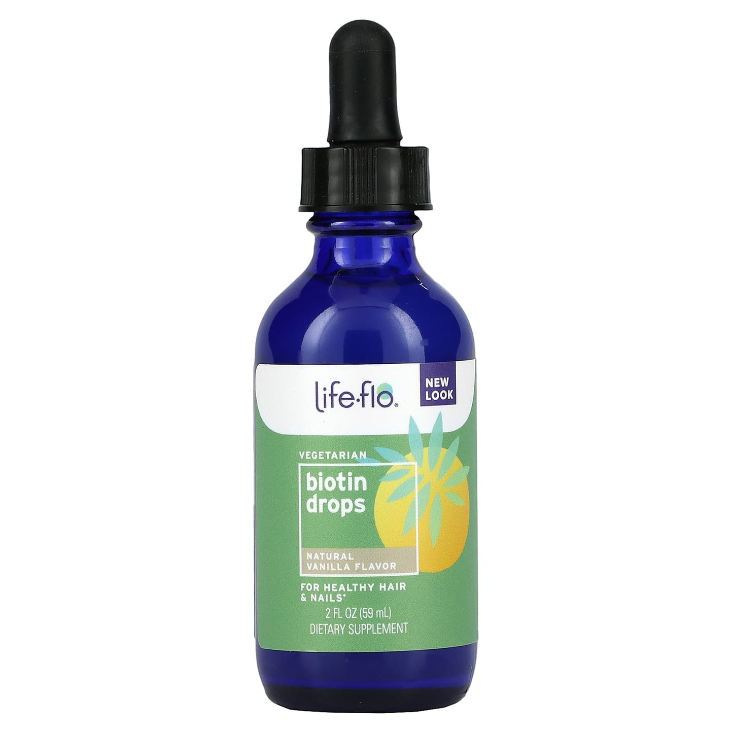 Life-Flo, Biotin Drops, Natural Vanilla, 2 Oz UPC 645951787251 | HiLife Vitamins