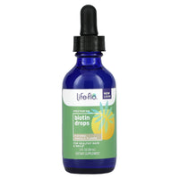 Life-Flo, Biotin Drops, Natural Vanilla, 2 Oz UPC 645951787251 | HiLife Vitamins