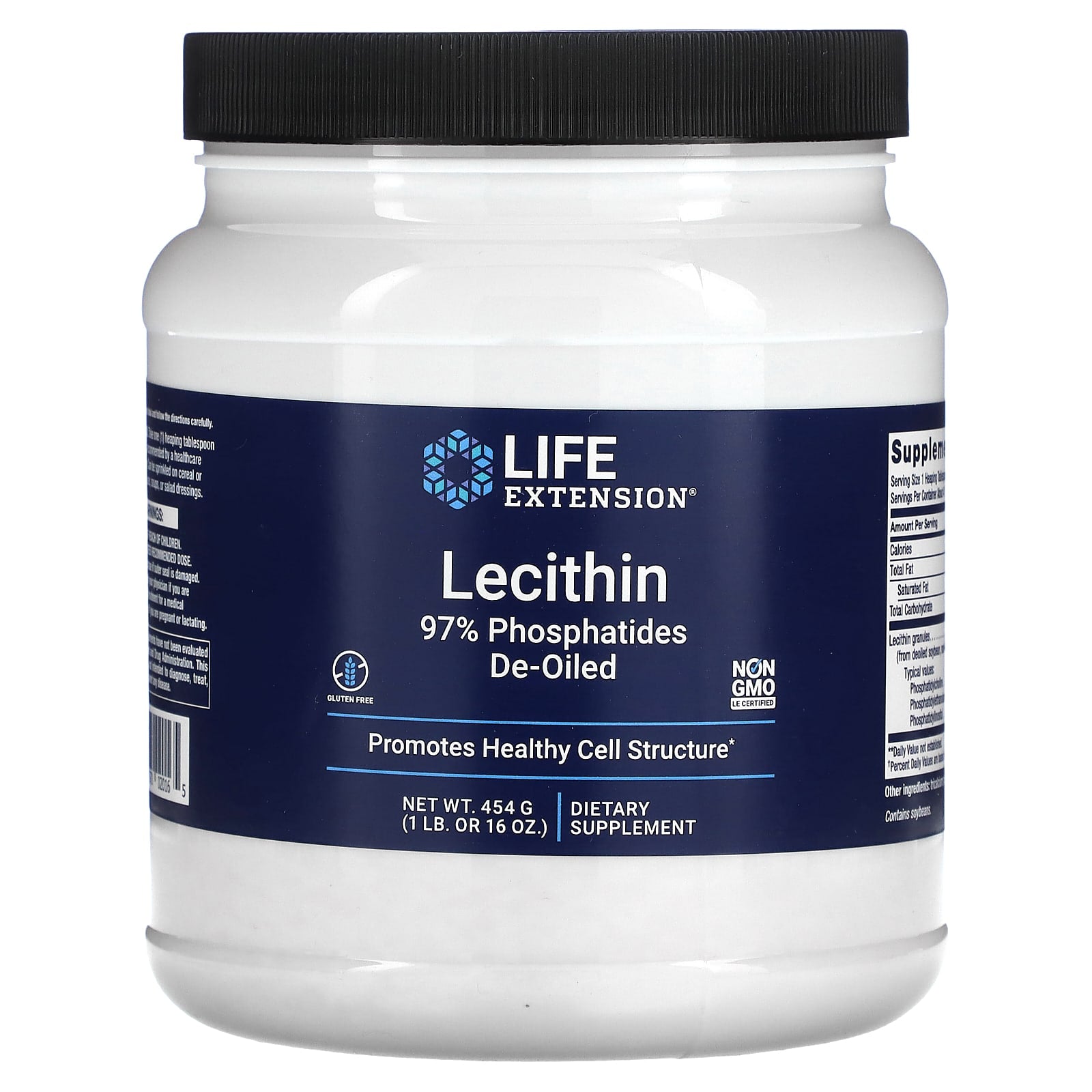 Life Extension, Lecithin, 16 Oz UPC 737870020165 | HiLife Vitamins