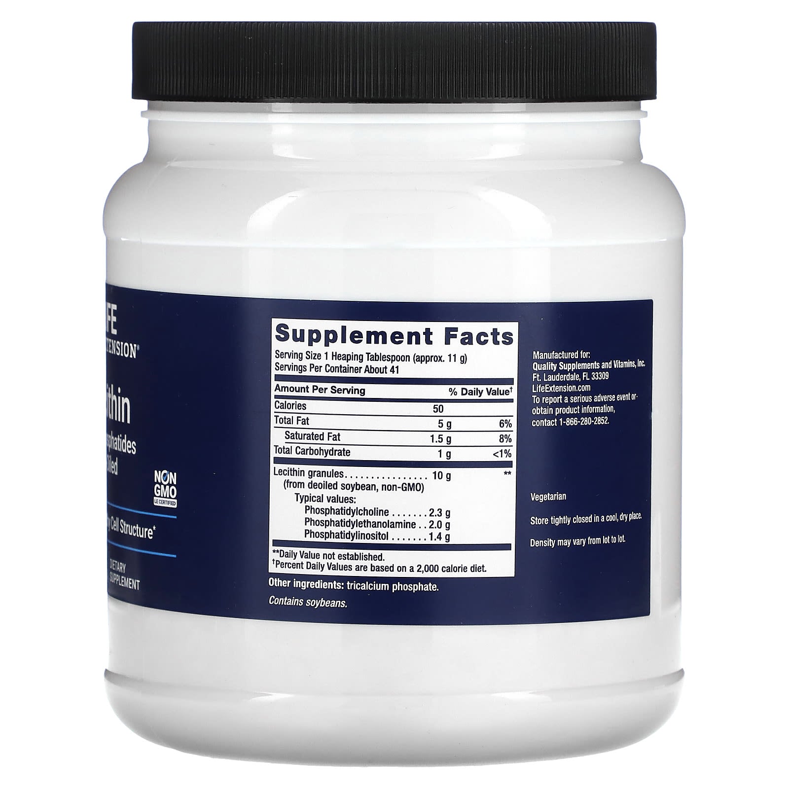 Life Extension, Lecithin, 16 Oz UPC 737870020165 | HiLife Vitamins