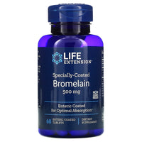 Life Extension, Specially-Coated Bromelain, 5, 60 Tablets UPC 737870120360 | HiLife Vitamins