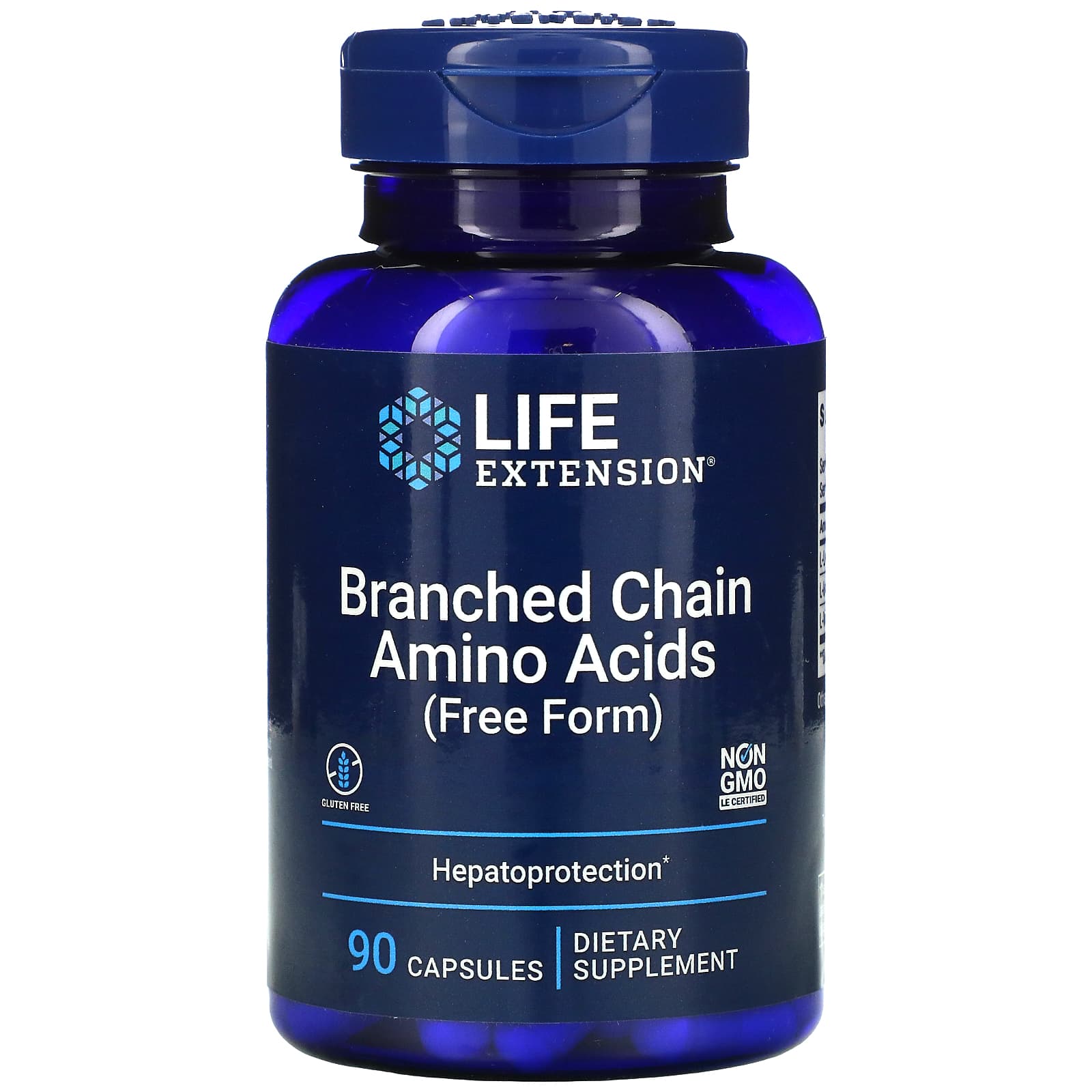 Life Extension, Branched Chain Amino Acids, 90 Capsules UPC 737870125396 | HiLife Vitamins