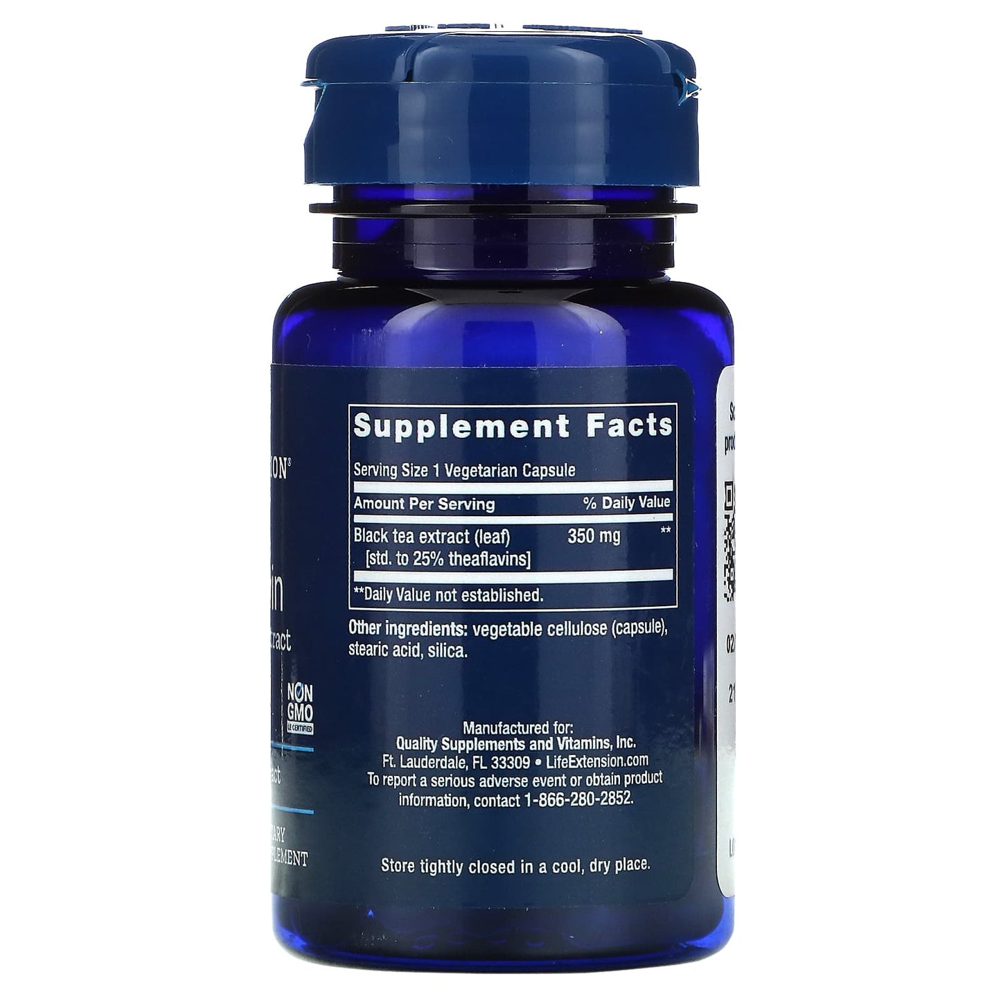 Life Extension, Theaflavin Standardized Extra, 30 Capsules UPC 737870130437 | HiLife Vitamins