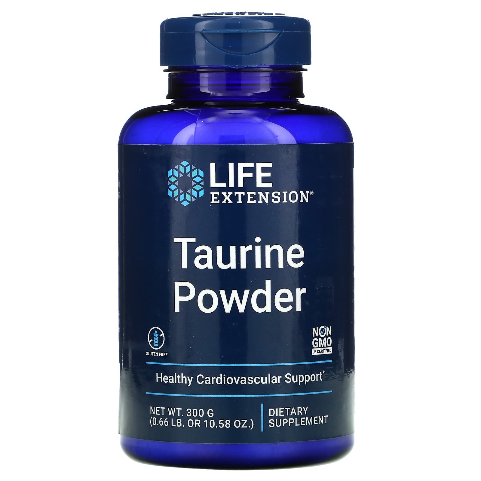Life Extension, Taurine Powder, 300 gms UPC 737870133308 | HiLife Vitamins