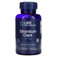 Life Extension, Strontium Caps, 250 mg, 90 Capsules UPC 737870147695 | HiLife Vitamins