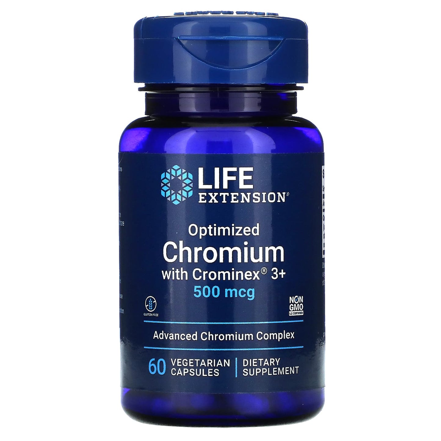 Life Extension, Optimized Chromium with Cromi, 60 Vegetarian Capsules UPC 737870150466 | HiLife Vitamins