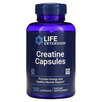 Life Extension, Creatine Capsules, 120 Capsules - 737870152910 | Hilife Vitamins