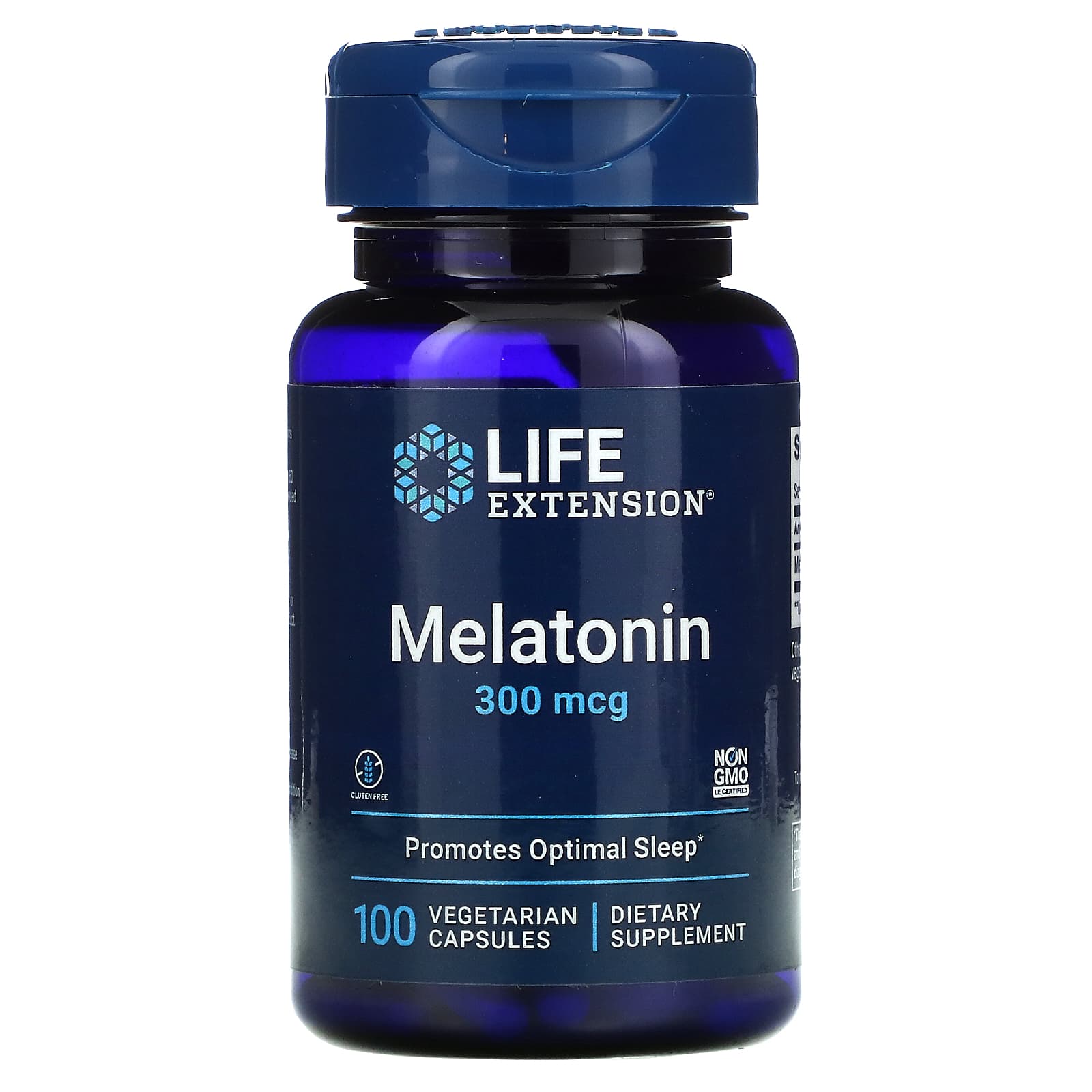 Life Extension, Melatonin, 300 mcg, 100 Capsules UPC 737870166818 | HiLife Vitamins