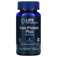 Life Extension, Iron Protein Plus, 300 mg, 100 Capsules UPC 737870167716 | HiLife Vitamins