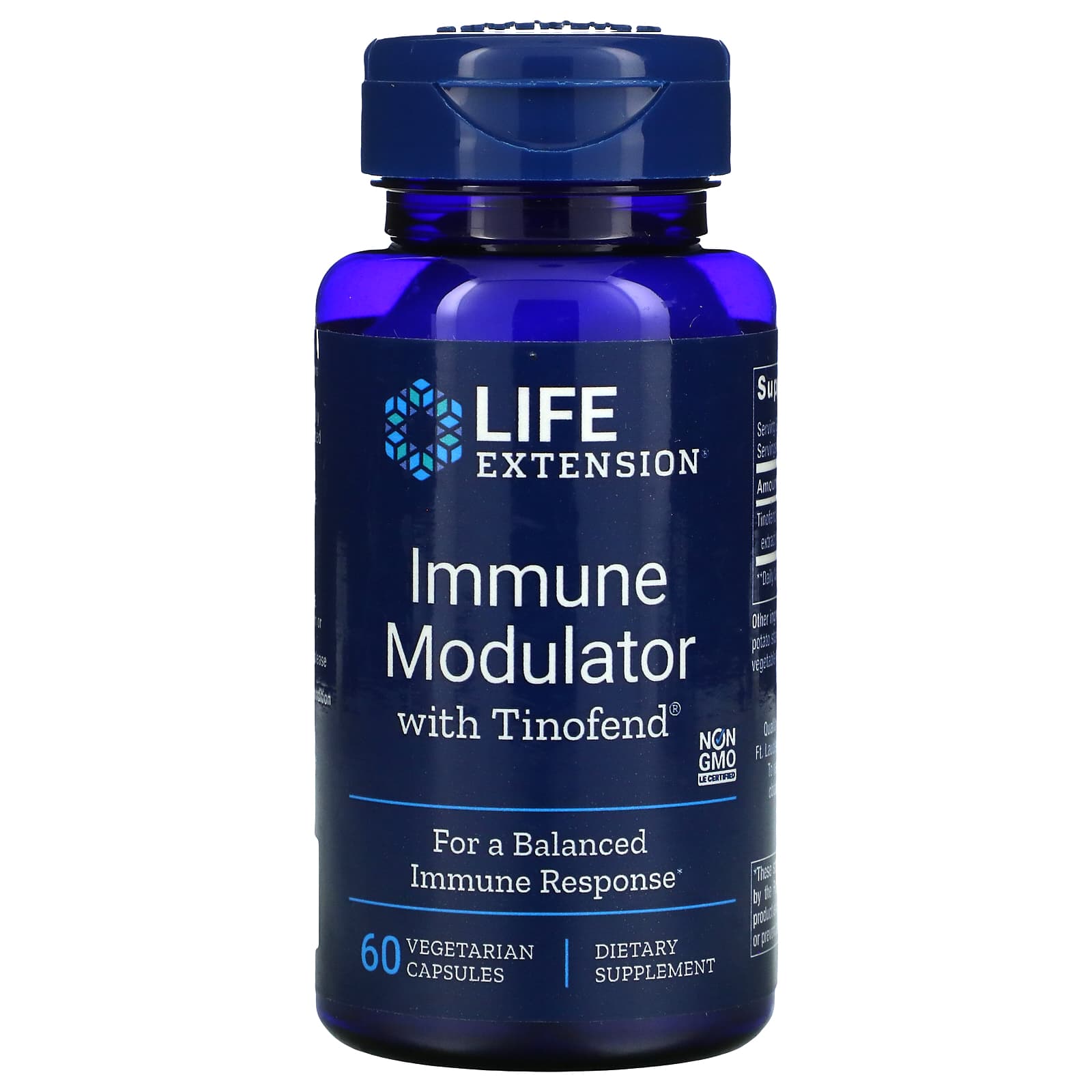 Life Extension, Immune Modulator with Tinofen, 60 Capsules UPC 737870170464 | HiLife Vitamins