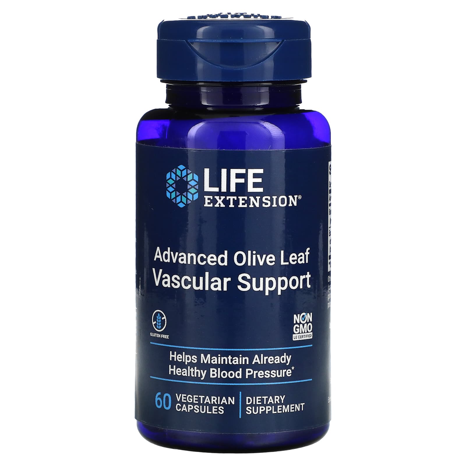 Life Extension, Advanced Olive Leaf Vascular, 60 Capsules UPC 737870182467 | HiLife Vitamins