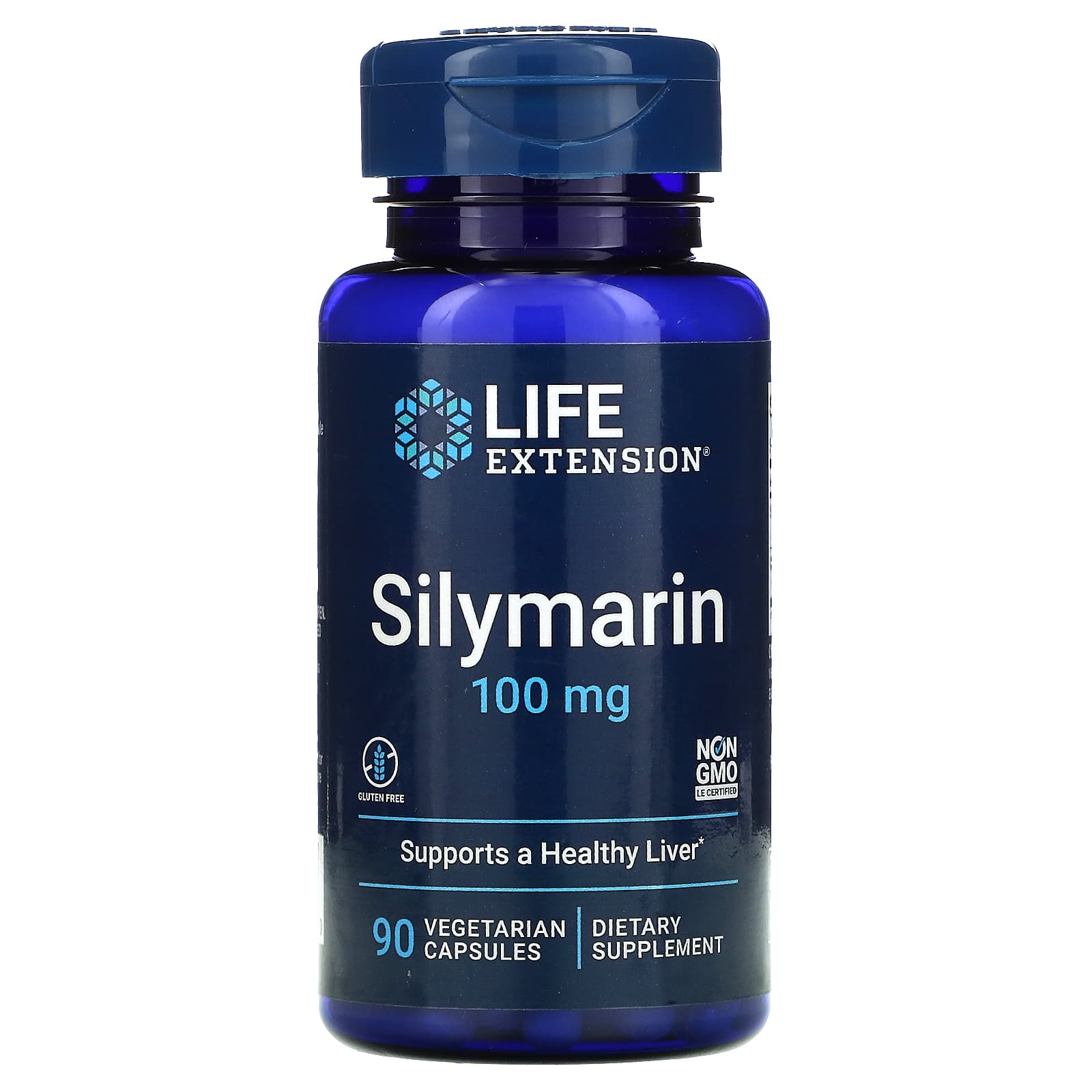 Life Extension, Silymarin, 100 mg, 90 Capsules UPC 737870188490 | HiLife Vitamins