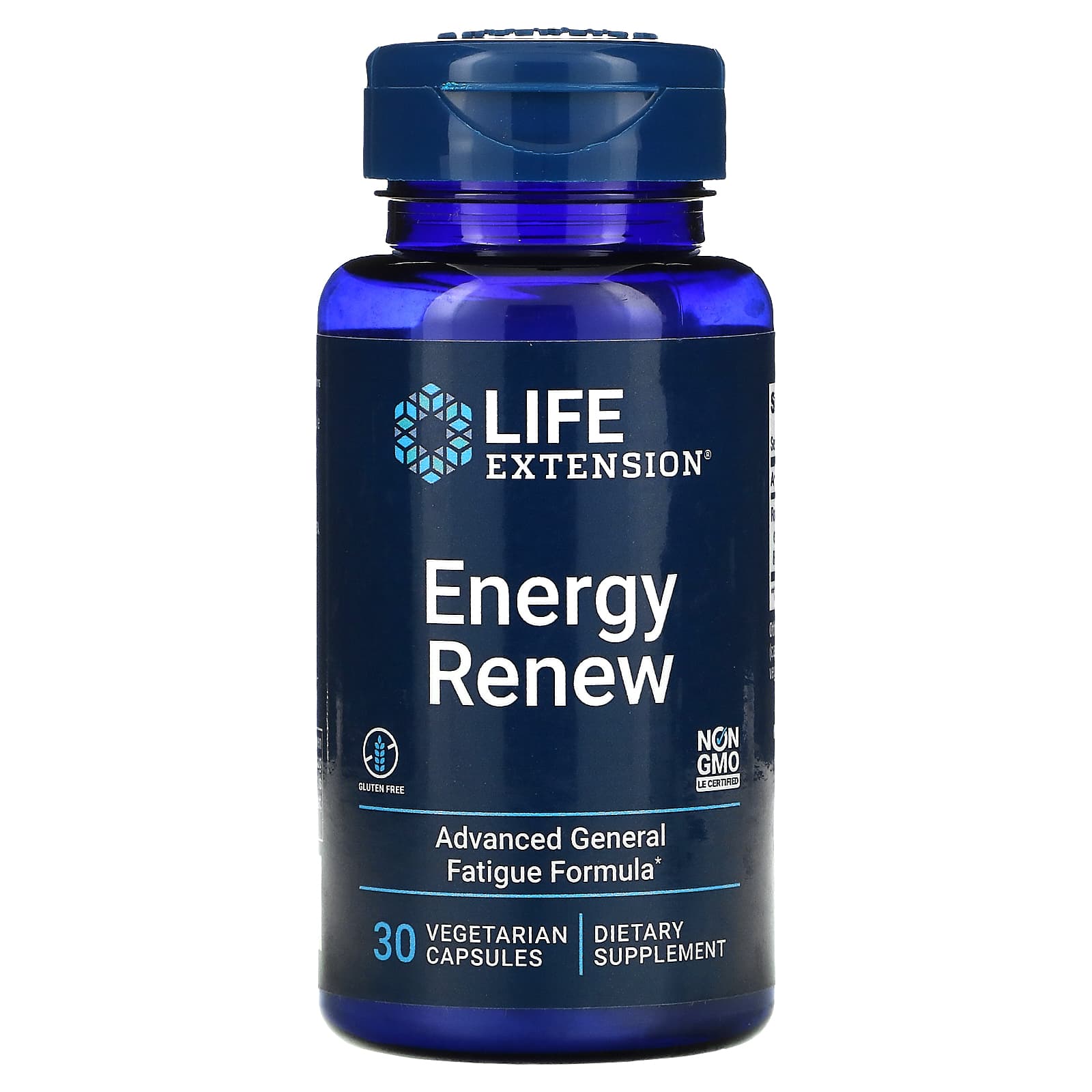 Life Extension, Energy Renew, 30 Capsules UPC 737870190035 | HiLife Vitamins