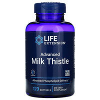 Life Extension, Advanced Milk Thistle, 120 Softgels UPC 737870192510 | HiLife Vitamins
