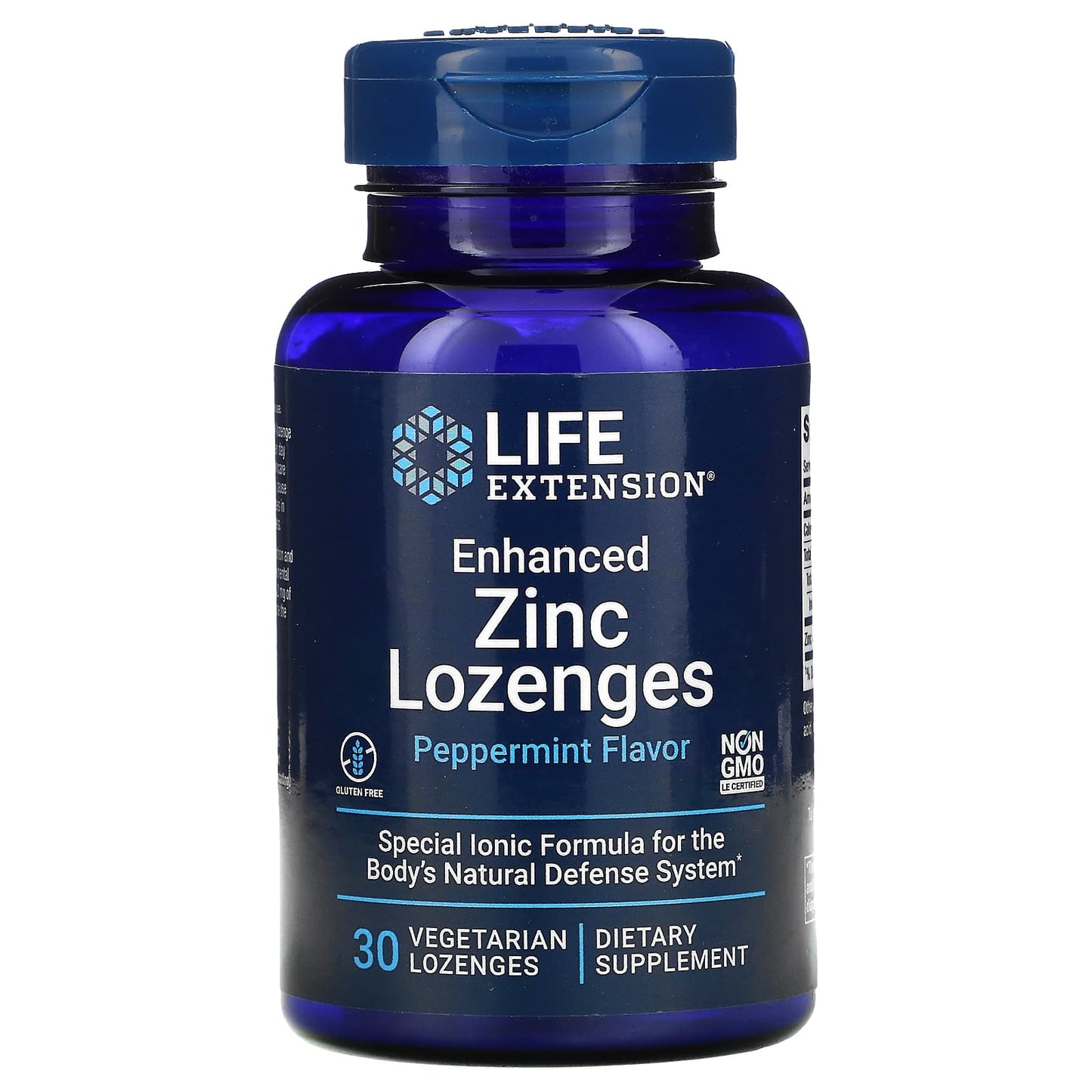 Life Extension, Enhanced Zinc Lozenges, Peppe, 30 Lozenges UPC 737870196105 | HiLife Vitamins