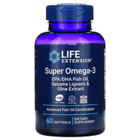 Life Extension, Super Omega-3, 60 Softgels - 737870198369 | Hilife Vitamins