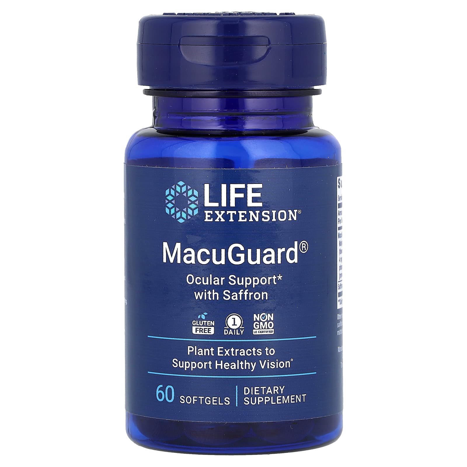 Life Extension, MacuGuard, Ocular Support with Saffron, 60 Softgels UPC 737870199267 | HiLife Vitamins