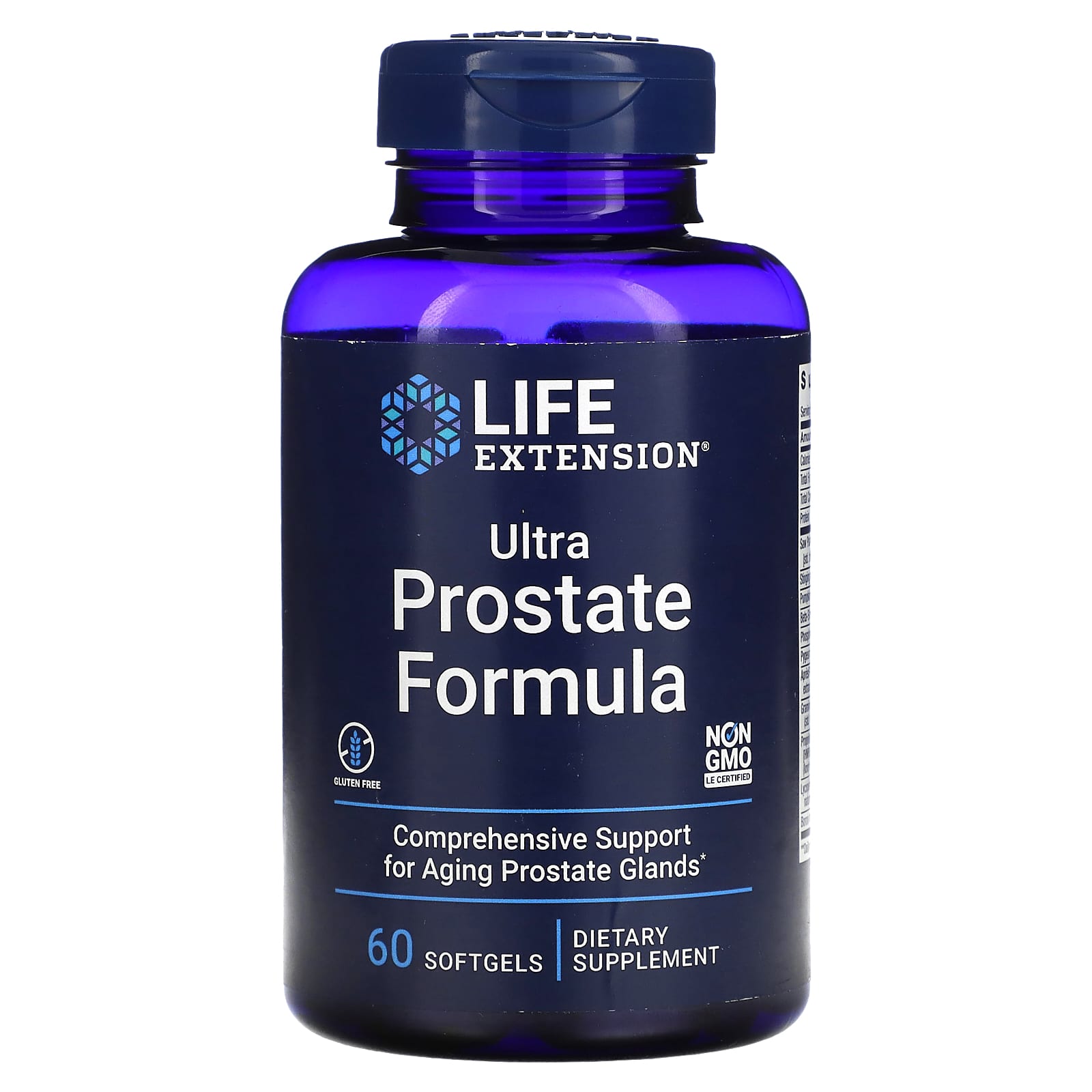 Life Extension, Ultra Prostate Formula, 60 Softgels UPC 737870202967 | HiLife Vitamins
