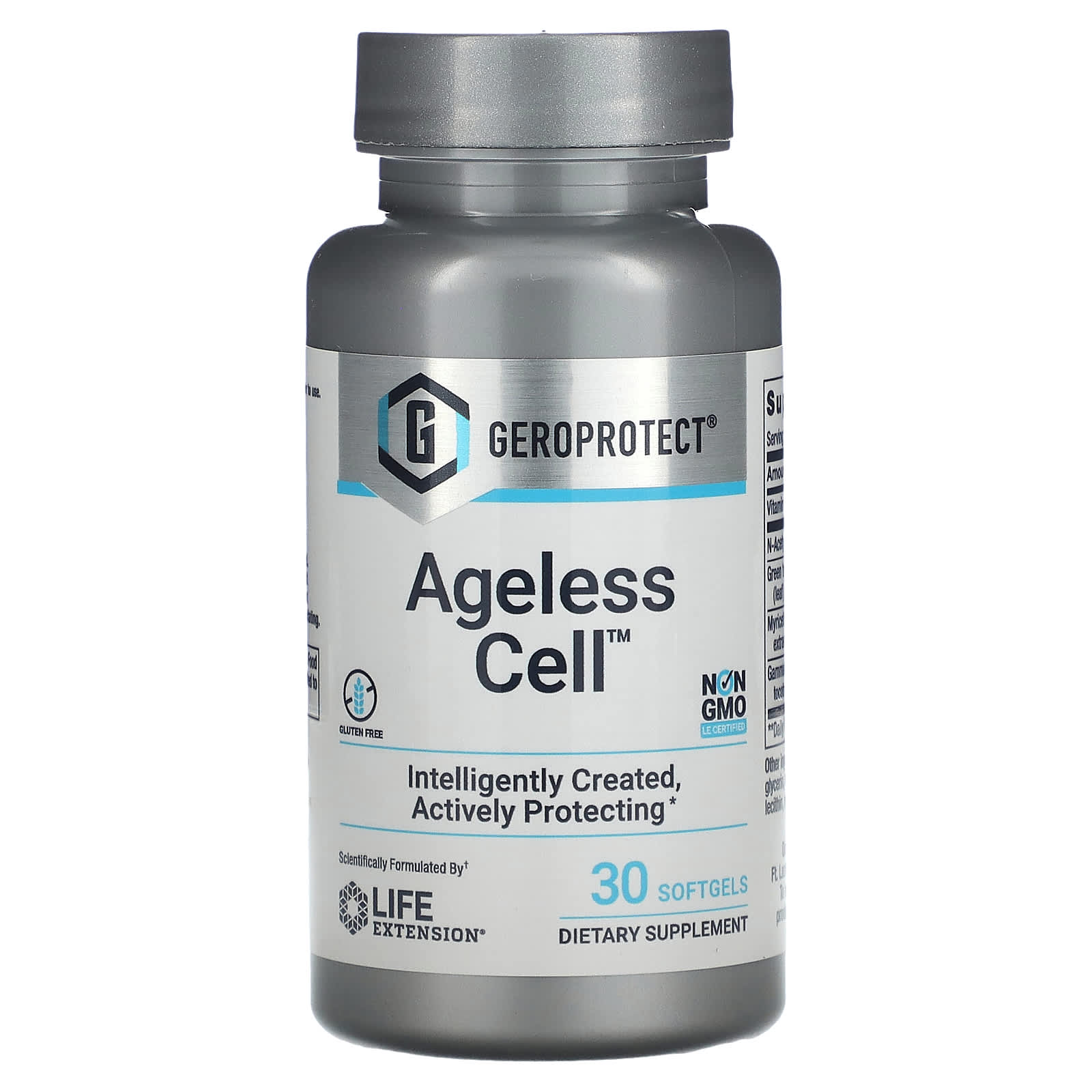 Life Extension, GEROPROTECT, Ageless Cell, 30 Softgels UPC 737870211938 | HiLife Vitamins