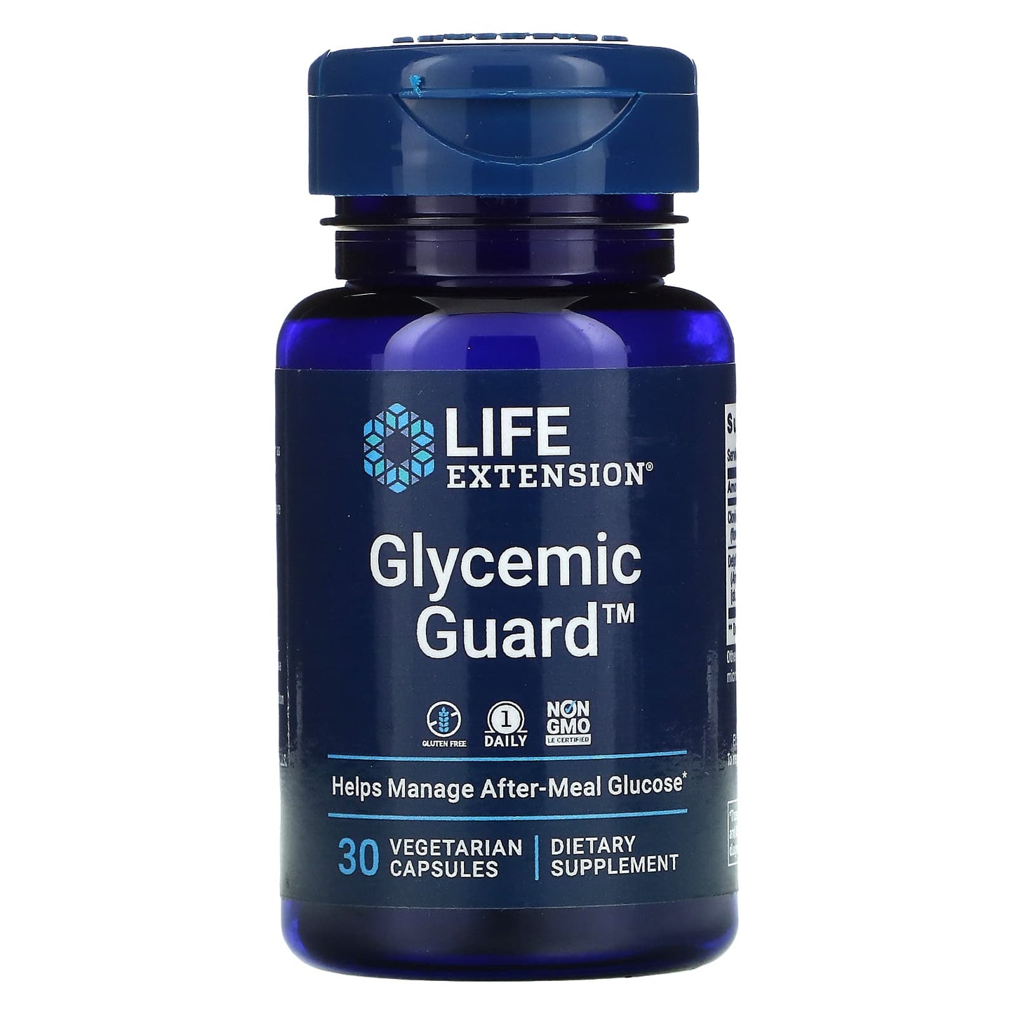 Life Extension, Glycemic Guard, 30 Vegetarian Capsules - 737870212232 | Hilife Vitamins