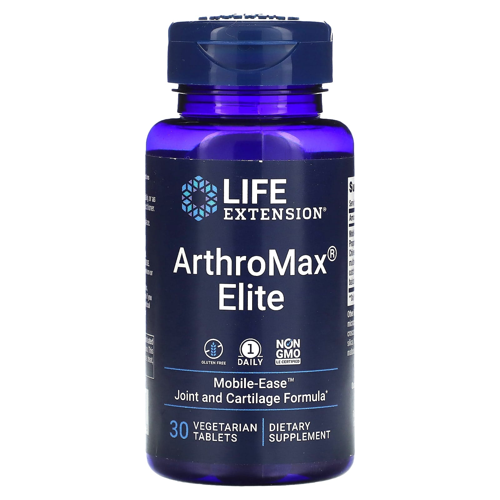 Life Extension, ArthroMax Elite, 30 Capsules UPC 737870213833 | HiLife Vitamins