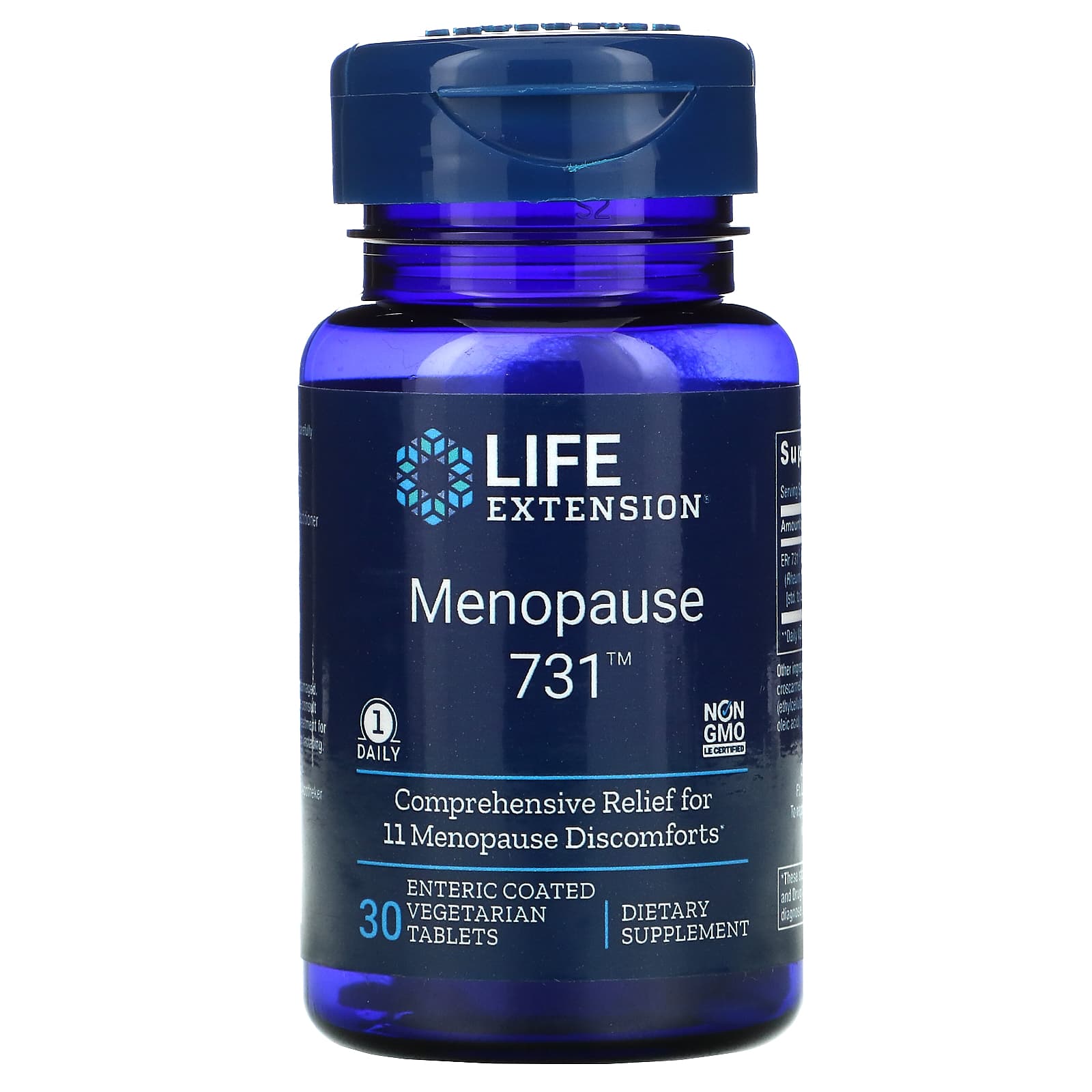 Life Extension, Menopause 731, 30 Tablets UPC 737870220435 | HiLife Vitamins