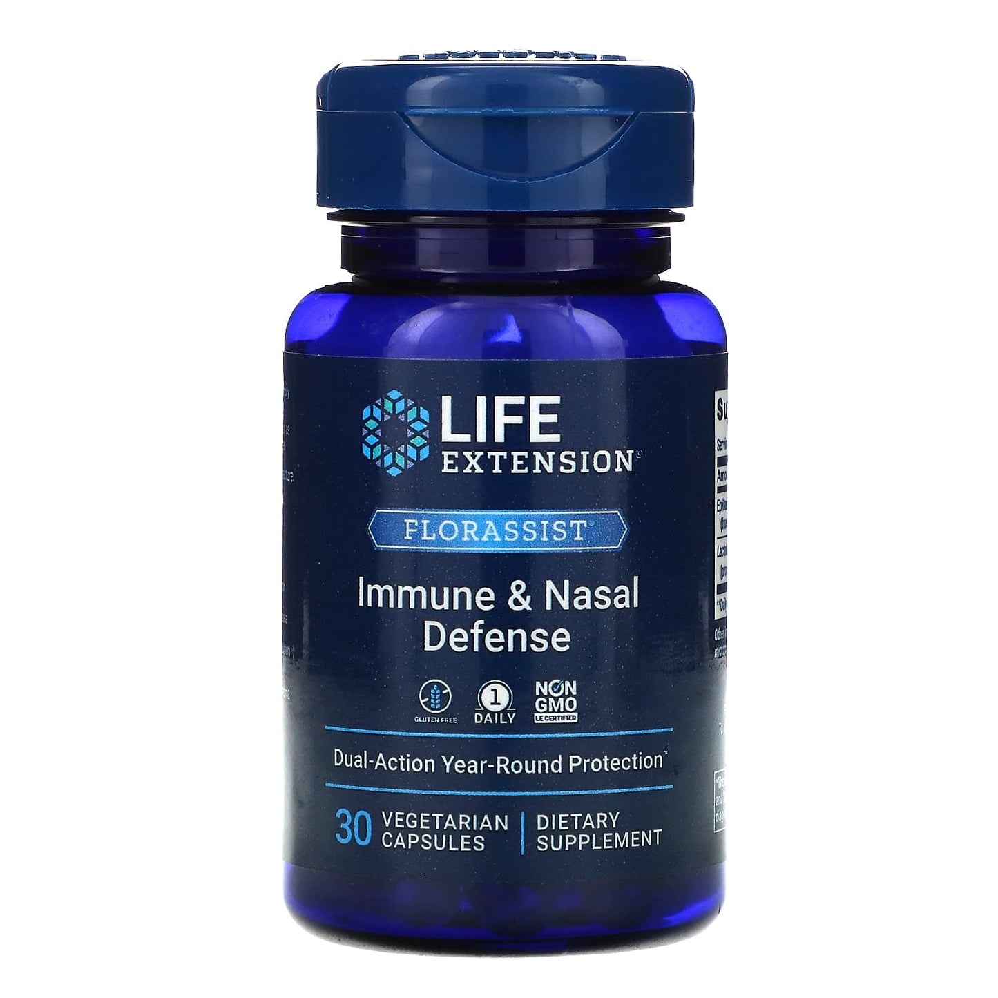 Life Extension, FLORASSIST Immune & Nasal Support, 30 Vegetarian Capsules UPC 737870220831 | HiLife Vitamins