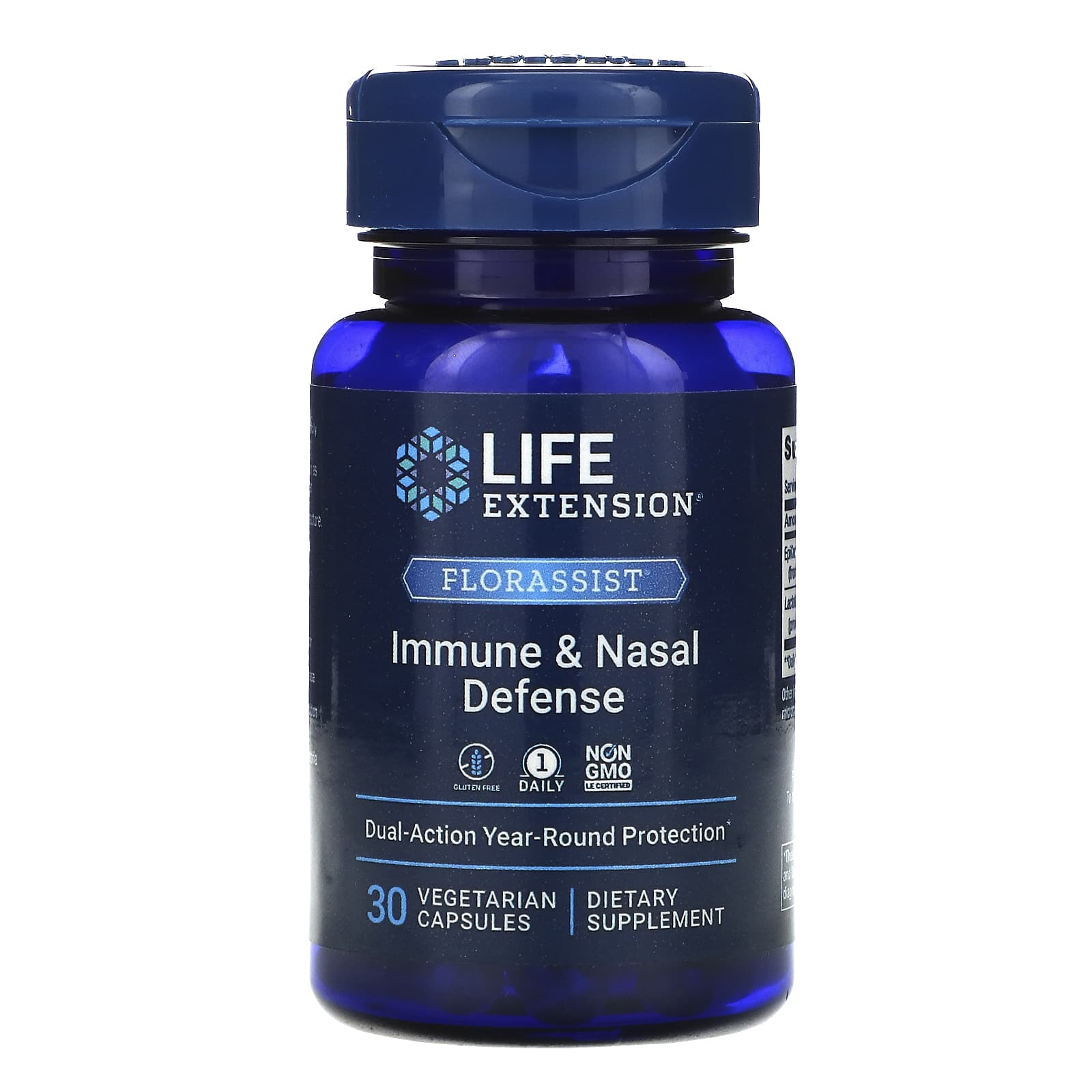 Life Extension, FLORASSIST Immune & Nasal Support, 30 Vegetarian Capsules UPC 737870220831 | HiLife Vitamins