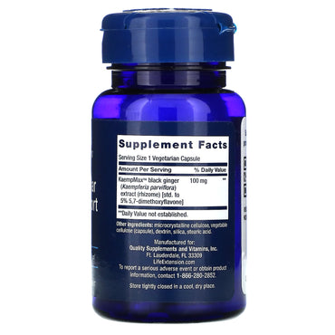 Life Extension, Male Vascular Sexual Support, 30 Vegetarian Capsules UPC 737870220930 | HiLife Vitamins