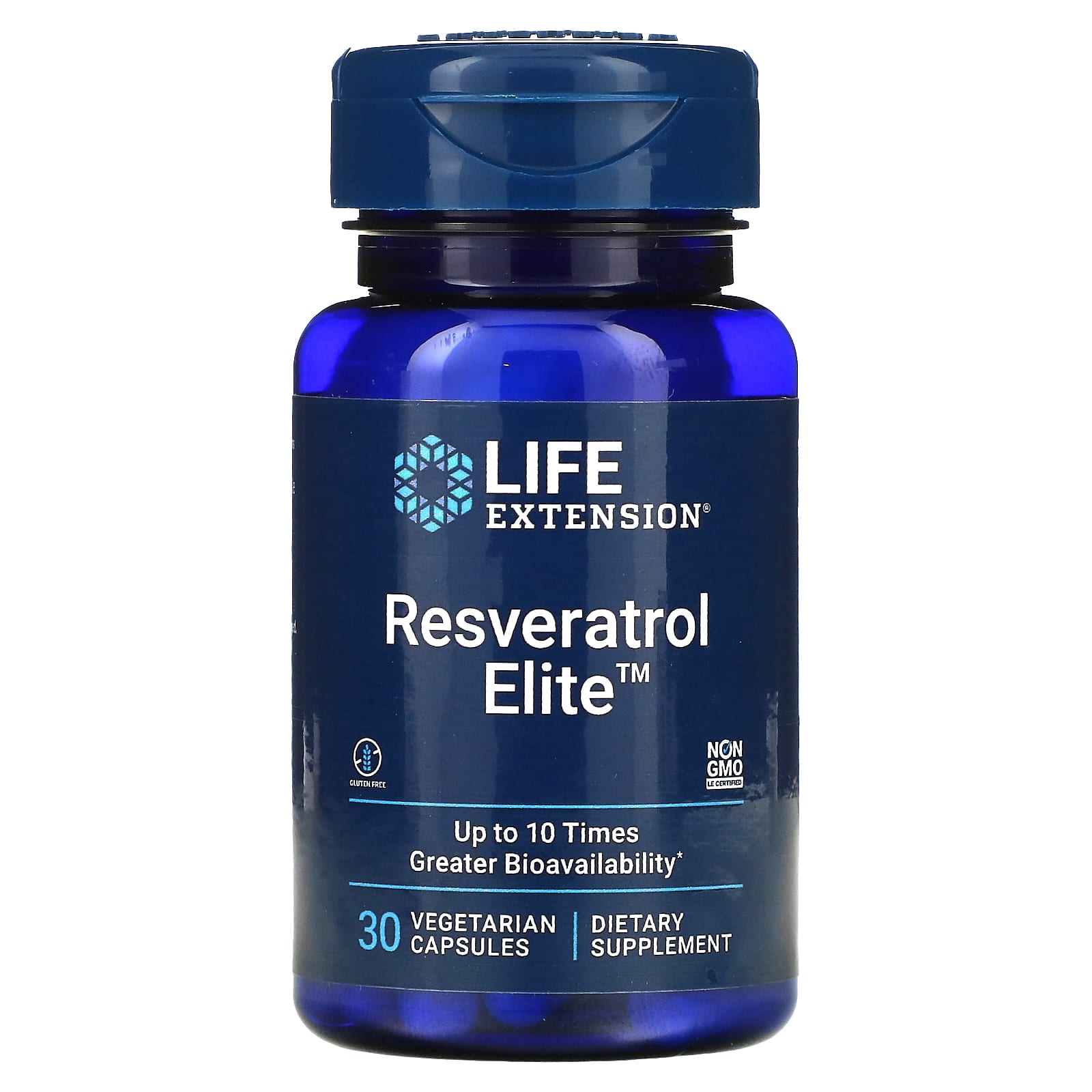 Life Extension, Resveratrol Elite, 60 Capsules UPC 737870221067 | HiLife Vitamins