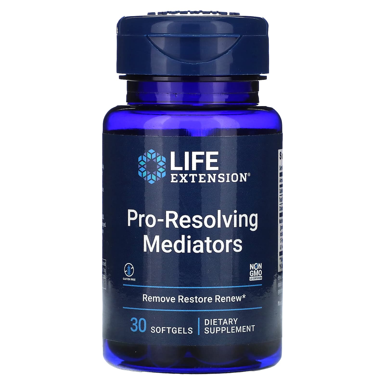Life Extension, Pro-Resolving Mediators, 30 Softgels UPC 737870222330 | HiLife Vitamins