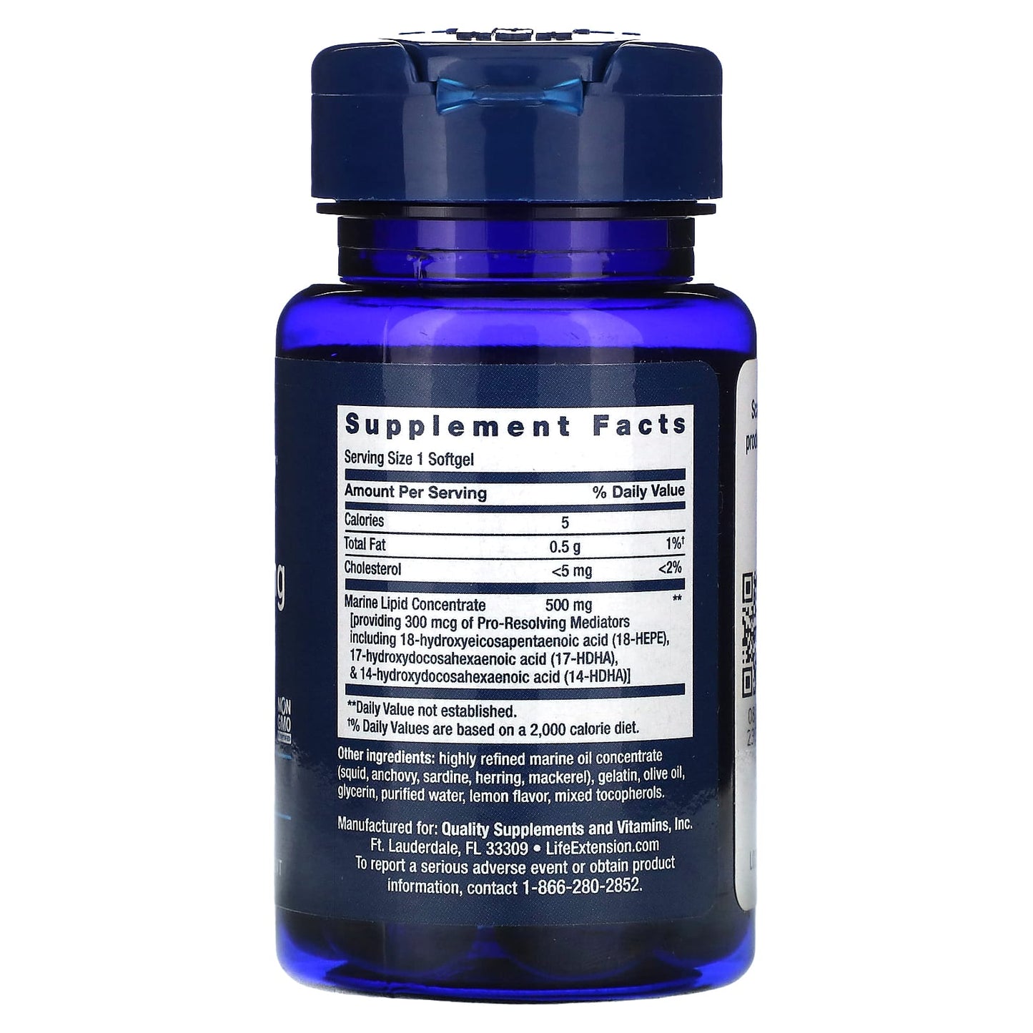 Life Extension, Pro-Resolving Mediators, 30 Softgels UPC 737870222330 | HiLife Vitamins