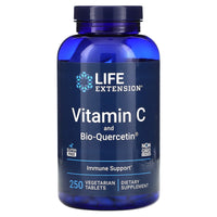 Life Extension, Vitamin C and Bio-Quercetin P, 250 Vegetarian Tablets UPC 737870222729 | HiLife Vitamins
