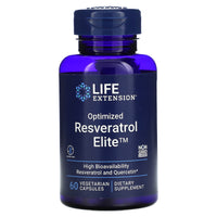 Life Extension, Optimized Resveratrol Elite, 60 Capsules UPC 737870223061 | HiLife Vitamins