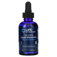 Life Extension, Fast-Acting Liquid Melatonin (Citrus-Vanilla) 2 fl oz UPC 737870223429 | HiLife Vitamins