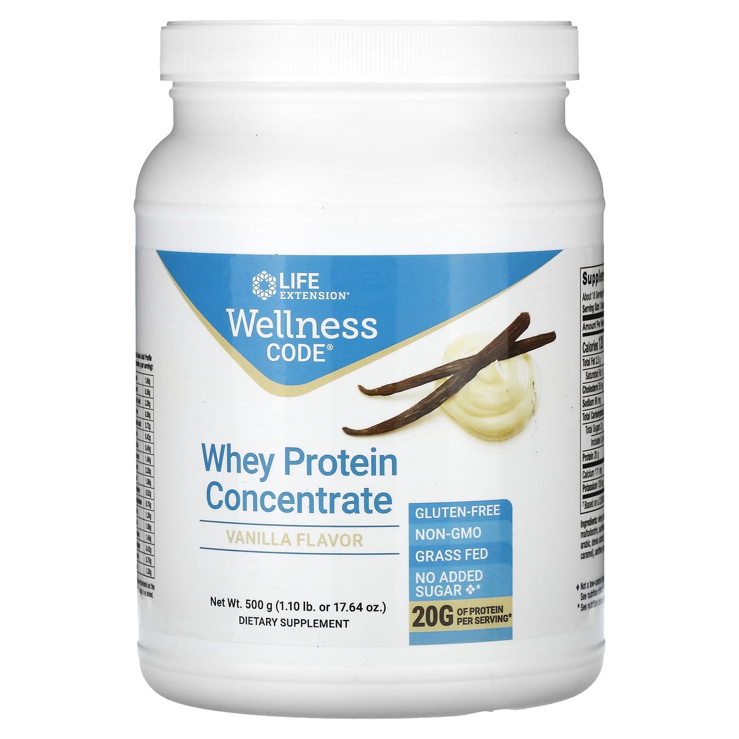 Life Extension, WHEY PROTEIN CONCENTRATE, 550 Gms - 737870226017 | Hilife Vitamins