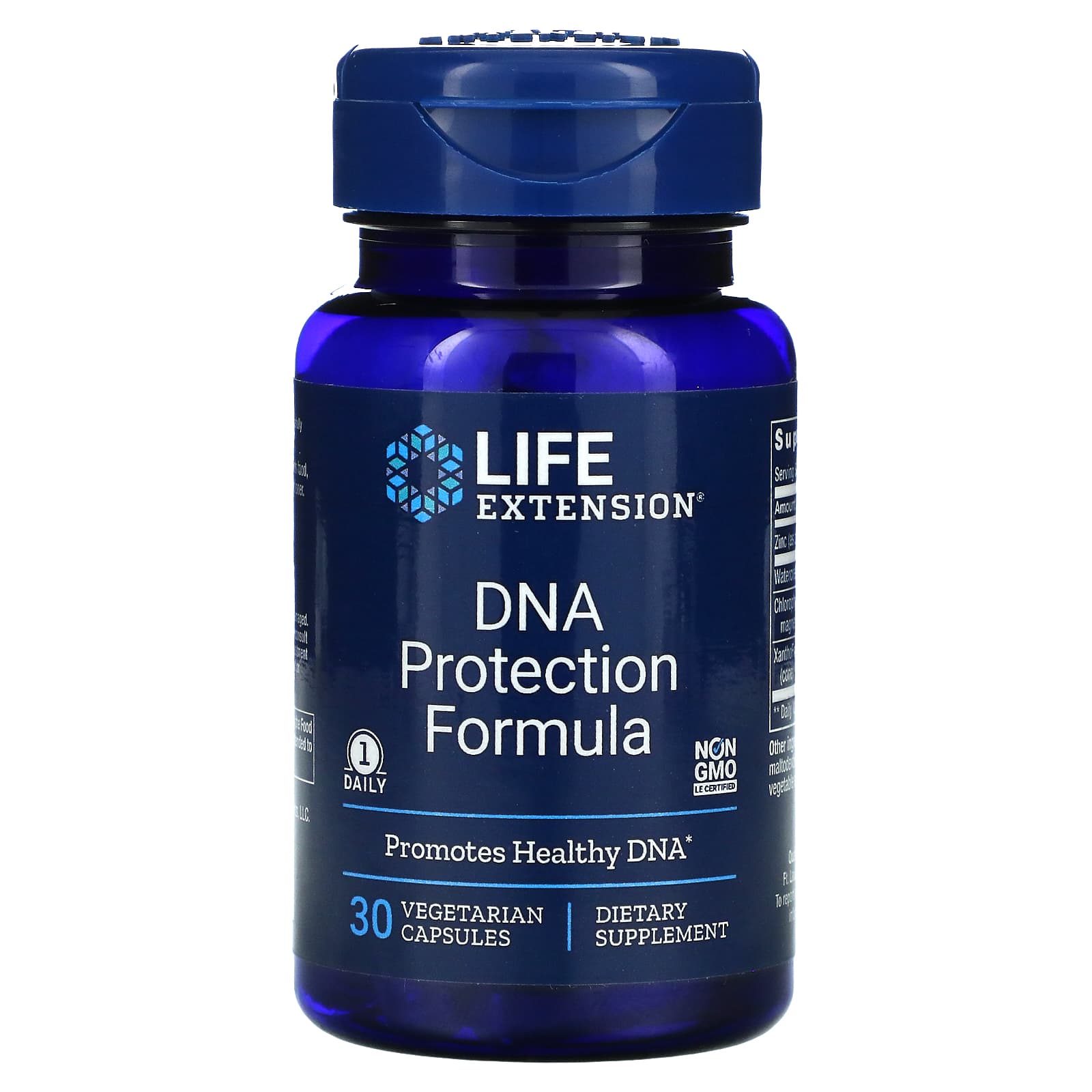 Life Extension, DNA Protection Formula, 30 Vegetarian Capsules UPC 737870227038 | HiLife Vitamins