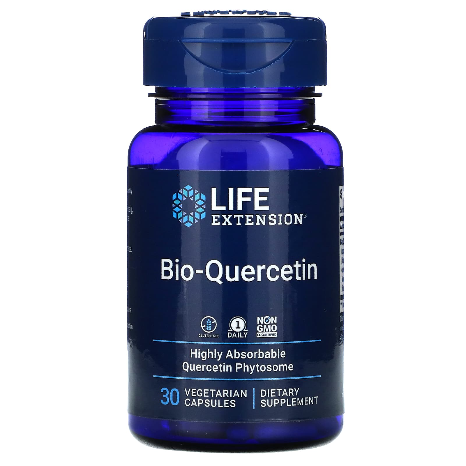 Life Extension, Bio-Quercetin, 30 Vegetarian Capsules UPC 737870230236 | HiLife Vitamins