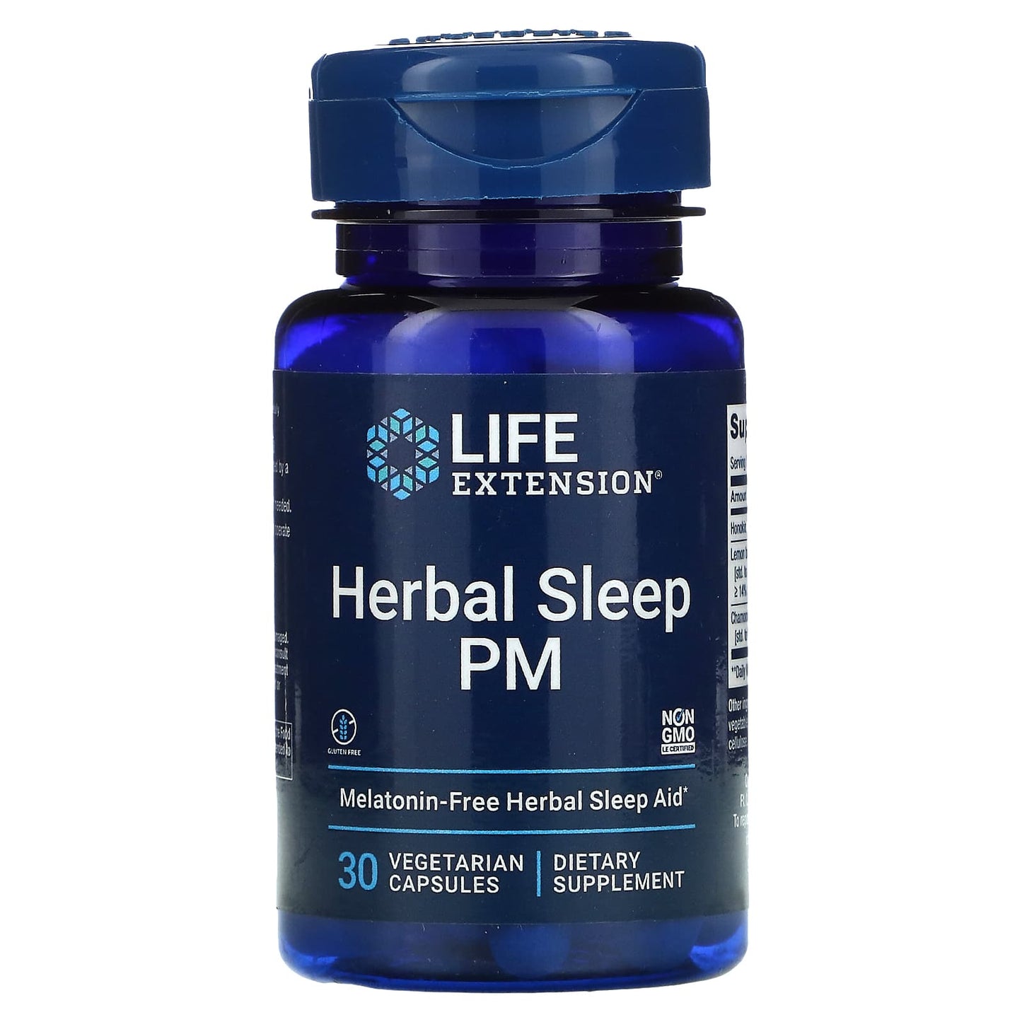 Life Extension, Herbal Sleep PM, 30 Vegetarian Capsules - 737870230830 | Hilife Vitamins