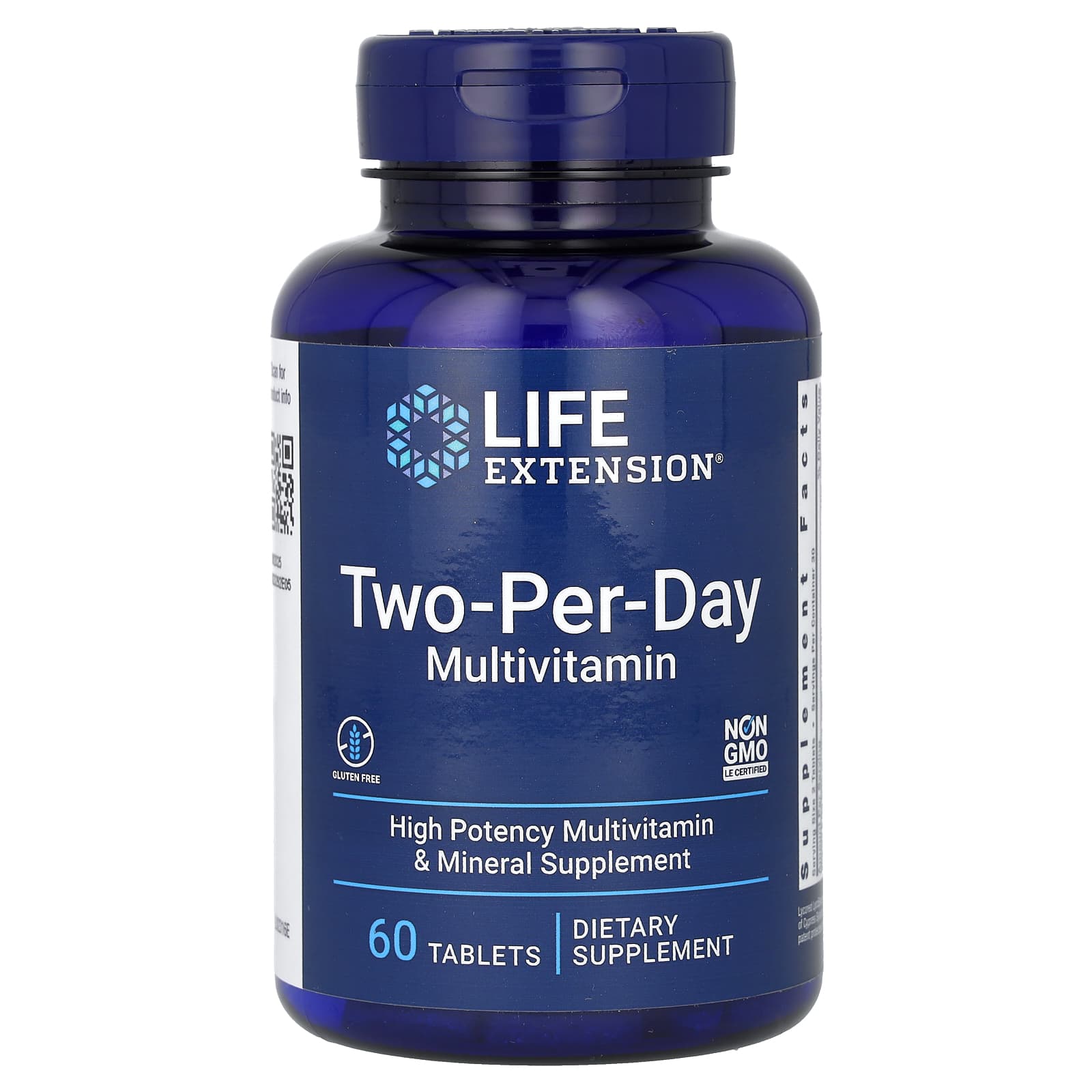 Life Extension, Two-Per-Day Multivitamin, 60 Tablets UPC 737870231660 | HiLife Vitamins