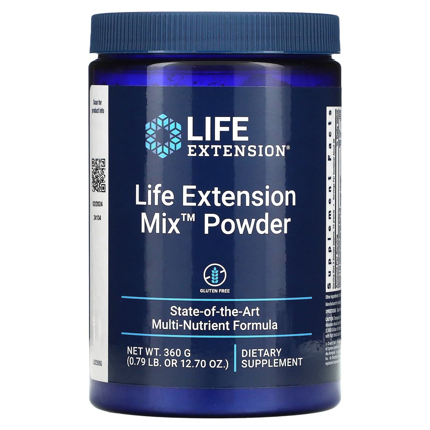 Life Extension, Mix Powder, 0.79 lbs (360 g) UPC 737870235613 | HiLife Vitamins